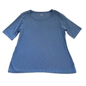 Time & Tru Blue Tee